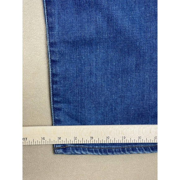 7 For All Mankind Jeans Adult 40 Blue The Straight Denim Mid Rise Mens NWT - Picture 3 of 15